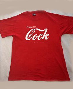 Enjoy Cock Coca Cola t shirt FR05