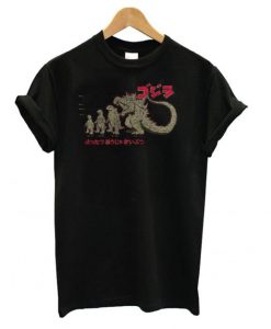 Evolution The King Of Monsters Godzilla t shirt FR05