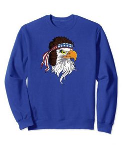 Groovy USA Bald Eagle Sweatshirt FR05
