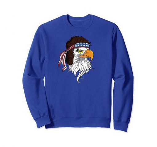 Groovy USA Bald Eagle Sweatshirt FR05