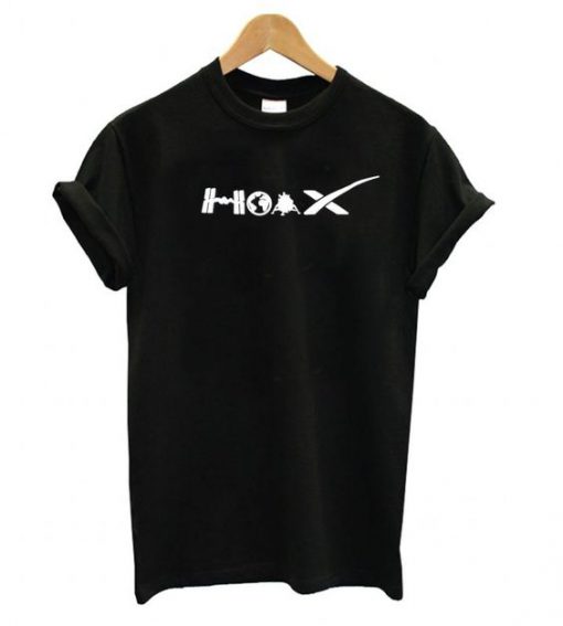 HOAX Flat Earth t shirt FR05