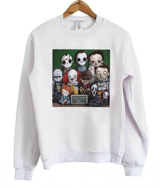 Horror Character Halloween Graphic Sweatshirt FR05