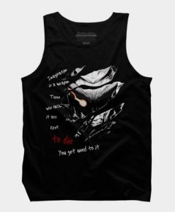 Imagation is a weapon tank top FR05