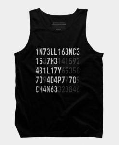 Intelligence Is The Ability To Adapt To Change tank top FR05