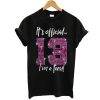 Its Official 13th Birthday t shirt FR05