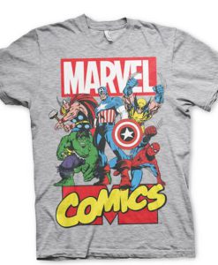Marvel Comics Heroes t shirt FR05