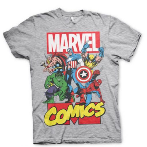 Marvel Comics Heroes t shirt FR05