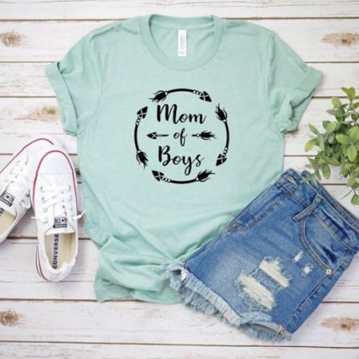 Mom of Boys t shirt FR05