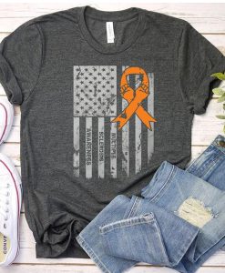 Multiple Sclerosis Awareness Flag t shirt FR05