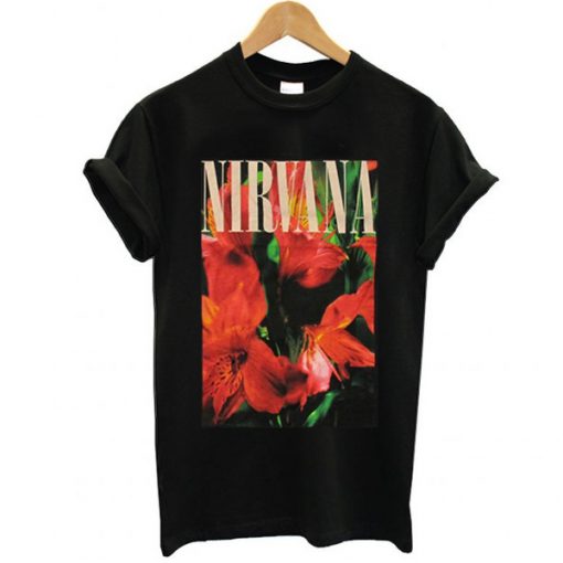 Nirvana Flowers t shirt FR05