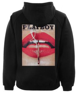 Playboy X Missguided Magazine hoodie back FR05
