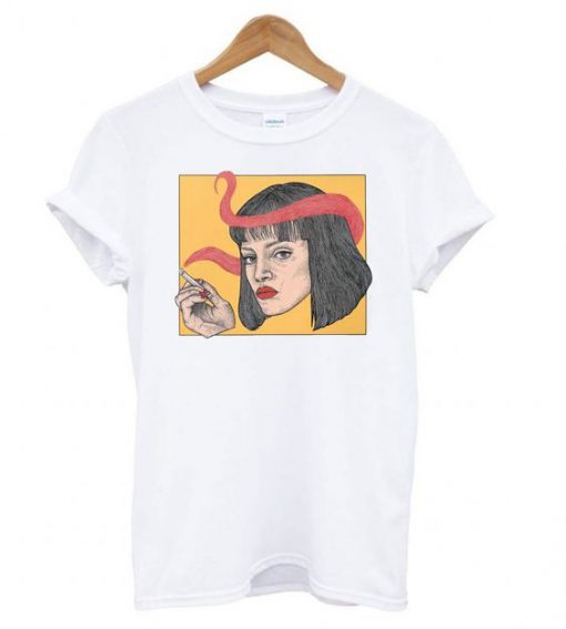Pulp Fiction Mia Wallace Quentin Tarantino t shirt FR05