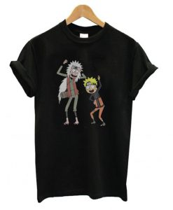 Rick and Morty Naruto and Jiraiya t shirt FR05