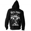 Rick and Morty Spaceship Adult Zip-Up back hoodie FR05