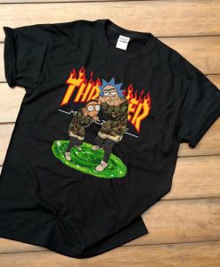 Rick and Morty Thrasher t shirt FR05