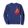 Santa Miniature Schnauzer In Pocket Christmas Sweatshirt FR05