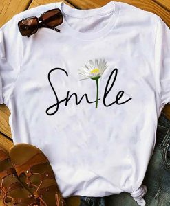 Smile Flower t shirt FR05