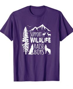 Support Wildlife Raise Boys t shirt FR05