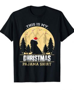 This is my Christmas Pajama shirt Shih Tzu Dog t shirt FR05