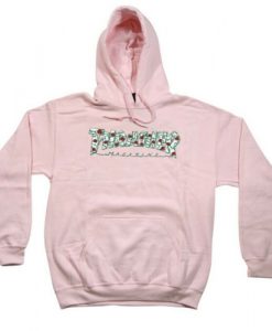 Thrasher Rose pink hoodie FR05
