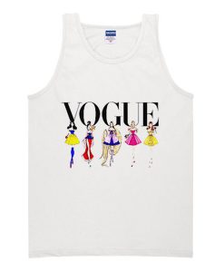 Vogue Snow white, Mulan, Rapunzel, Sleeping beauty tank top FR05