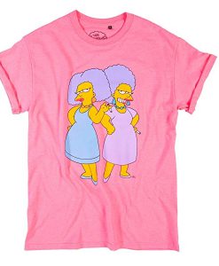 Women's Hot Pink The Simpsons Patty t shirt FR05