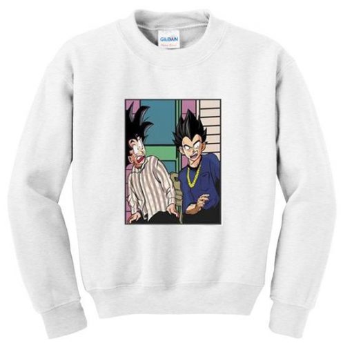 goku and vegeta dragon ball sweatshirt FR05