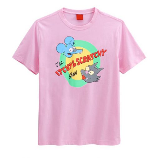 the itchy and scratchy show t shirt FR05