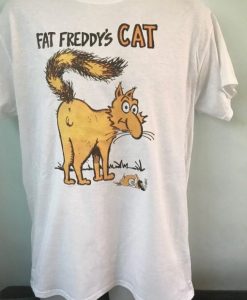 FAT FREDDY’S CAT t shirt FR05