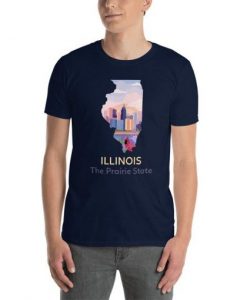Ilinois The Prairie State t shirt FR05