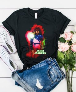 Janet Jackson Metamorphosis Portrait t shirt FR05