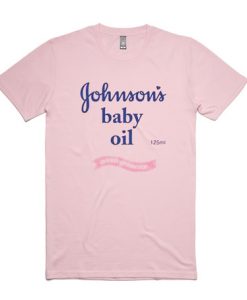 Johnson’s baby oil logo t shirt FR05