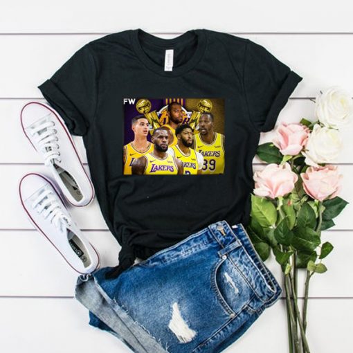 Los Angeles Lakers The 2020 NBA t shirt FR05