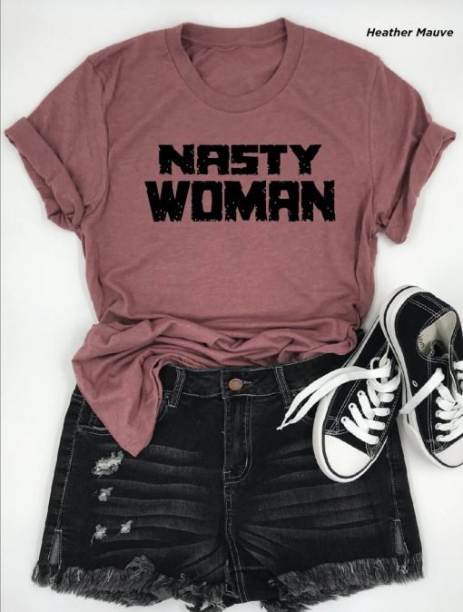 Nasty Woman Kamala Harris, Dump Trump, Nasty Woman Unite, Women's March on Washington, Hillary Clinton Debate t shirt FR05