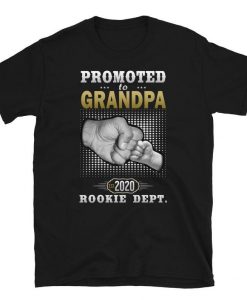 Promoted to grandpa 2020 t shirt FR05