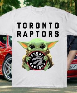 Toronto Raptors Baby Yoda Star Wars t shirt FR05