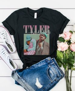 Tyler The Creator 90s Vintage Black Rapper t shirt FR05