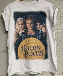 Vintage Just a Bunch of Hocus Pocus Halloween t shirt FR05