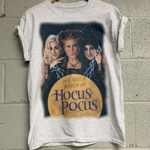 Vintage Just a Bunch of Hocus Pocus Halloween t shirt FR05