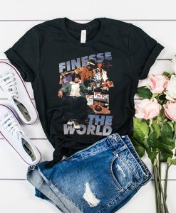 Vintage Retch Fast Money Finesse The World t shirt FR05
