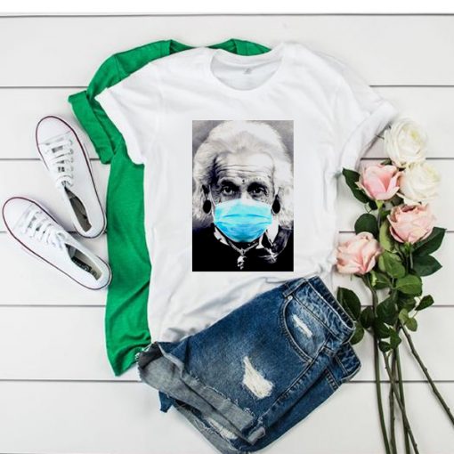 Albert Einstein Mask Face t shirt FR05