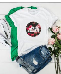 Arctic Monkeys Floral t shirt FR05