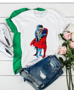 Batman VS Superman Kissing t shirt FR05