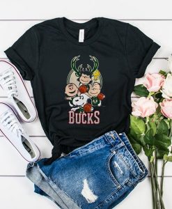 Bucks Peanuts Parody t shirt FR05