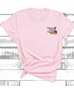 Dog Limited Rappers With Puppies Pink t shirt FR05