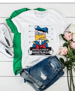 Donald Duck Jailed t shirt FR05