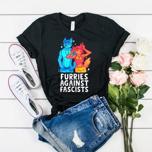 Furries Against Fascists t shirt FR05