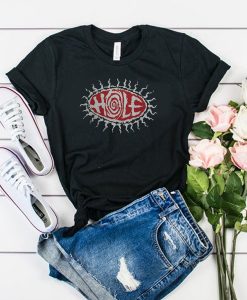Hole Logo Grunge Band Courtney Love t shirt FR05