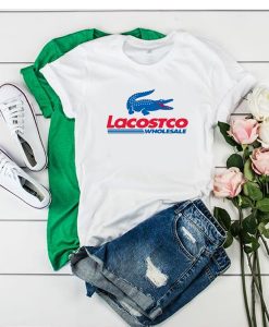 Lacostco Funny Costco Lacoste Parody Graphic t shirt FR05