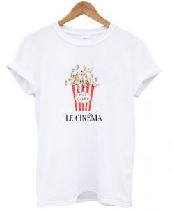 Le Cinema Pop Corn t shirt FR05
